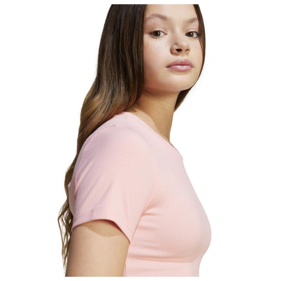 Adidas Παιδική κοντομάνικη μπλούζα Ribbed Crop Tee